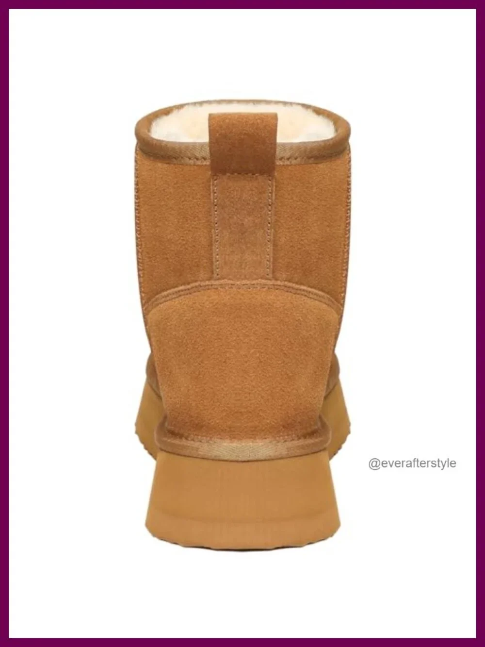 Genuine Suede Platform Mini Boots Fur Lined Winter Snow Boots Women
